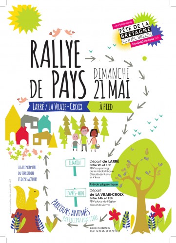 Rallye de Pays sur Larré/La Vraie-Croix dimanche 21 mai