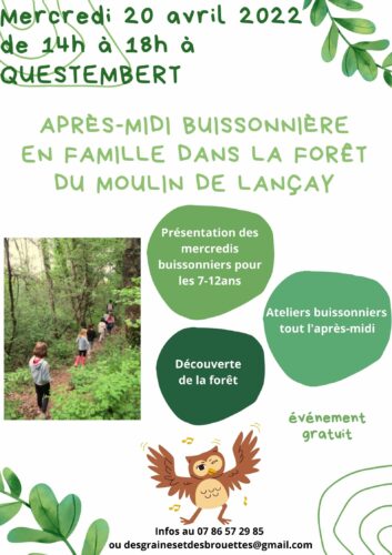 Après-midi buissonnière en famille /mercredi 20 avril / gratuit